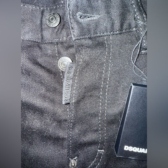 DSQUARED2 men’s Black Bull jeans. Brand new. Size 48. Approx waist size USA 32. - Picture 2 of 5